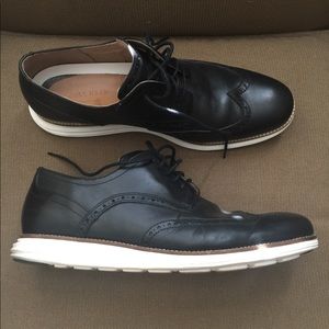 Black Cole Haan Grand OS Oxfords